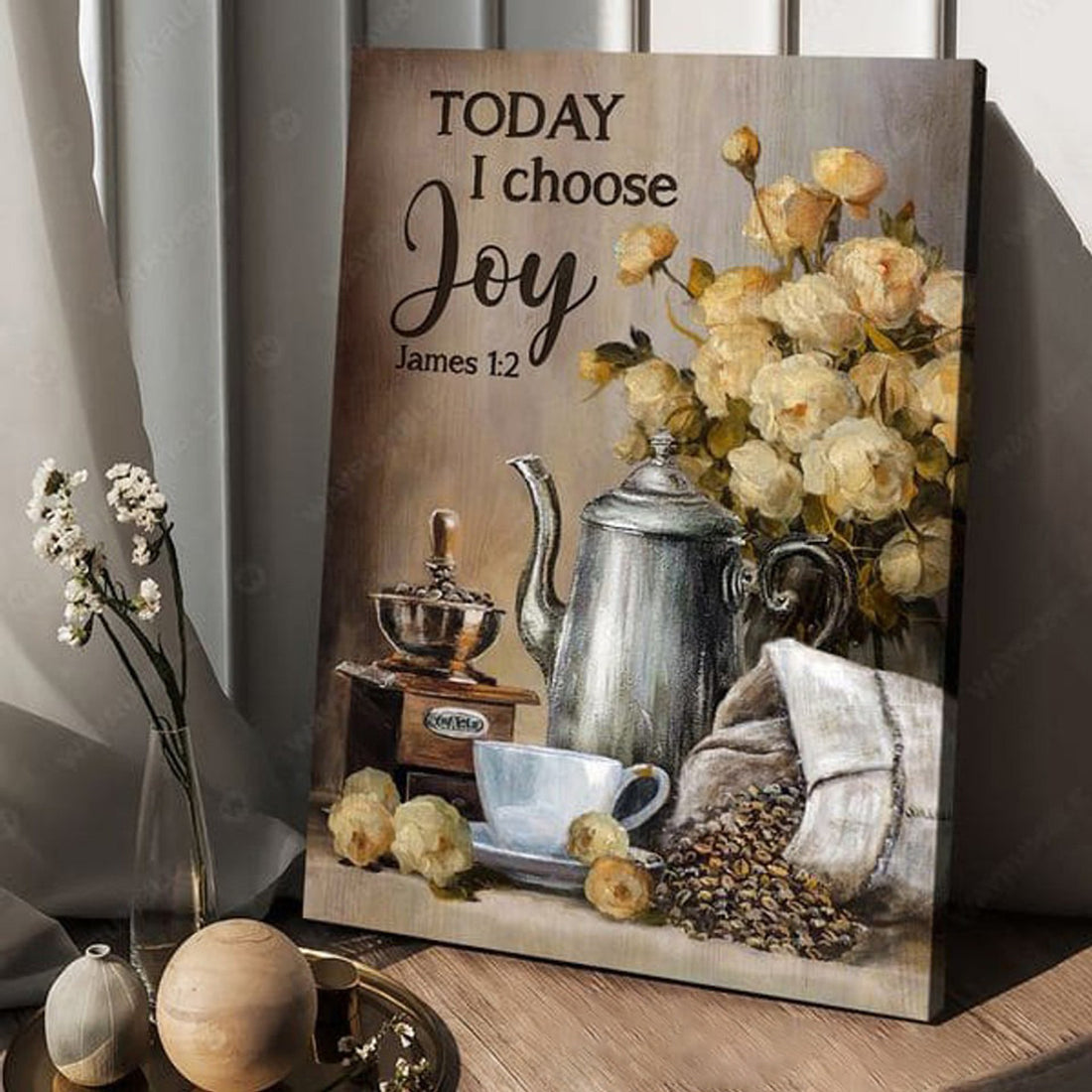 Today I Choose Joy, Poster Decor, Wall Poster Poster and Canvas