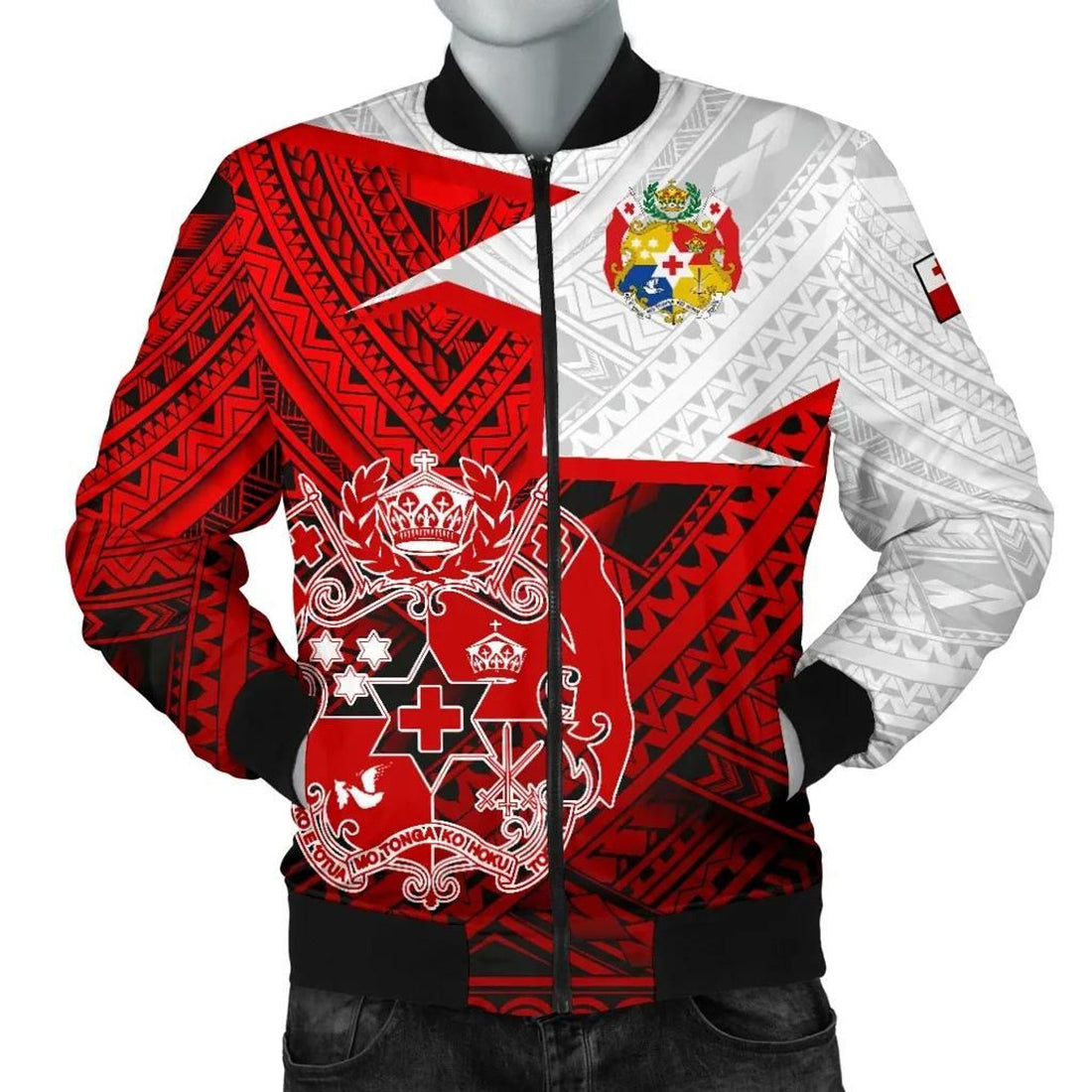 FUNSTUFFPRINT Tonga Men's Bomber Jacket - HOME 3D Bomber Jacket