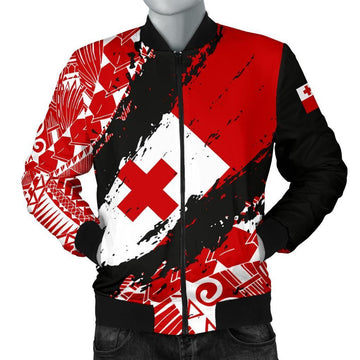 FUNSTUFFPRINT Tonga Men's bomber Jacket - Nora Style 3D Bomber Jacket