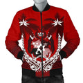 FUNSTUFFPRINT Tonga Polynesian Coconut Men's 3D Bomber Jacket