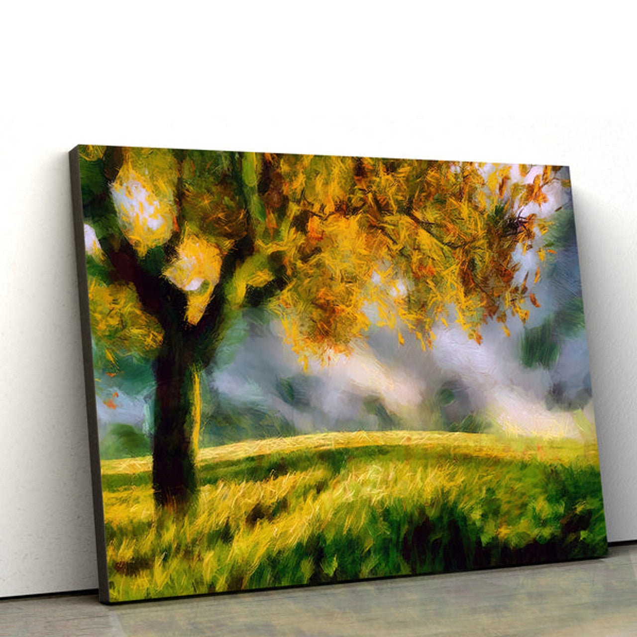 Tree Nature Painting Canvas Wall Art - Canvas Wall Decor - Home Decor Living Room