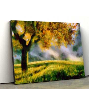 Tree Nature Painting Canvas Wall Art - Canvas Wall Decor - Home Decor Living Room