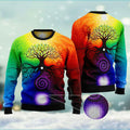 FUNSTUFFPRINT Tree Of Life Ugly Christmas Sweater, Xmas Tree Sweater, Christmas Sweater Ugly  Sweater