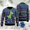 FUNSTUFFPRINT Tree Rex Ugly Christmas Sweater, Xmas Tree Sweater, Christmas Sweater Ugly  Sweater