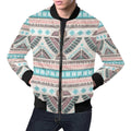 FUNSTUFFPRINT Tribal Native Indians American Aztec Navajo Print Mens 3D Bomber Jacket