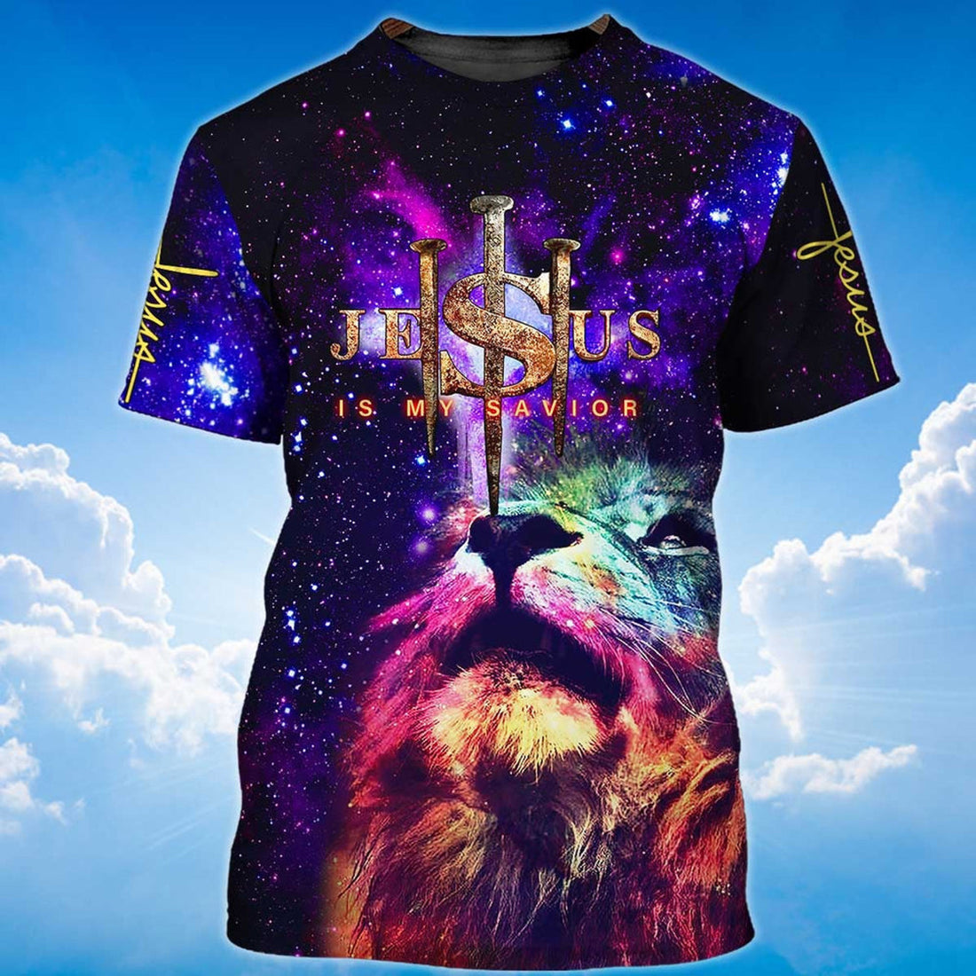 FUNSTUFFPRINT 3D All Over Print Jesus Is My Savior 3D T-shirt