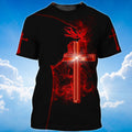 FUNSTUFFPRINT I Would Rather Stand With God 3D T-shirt