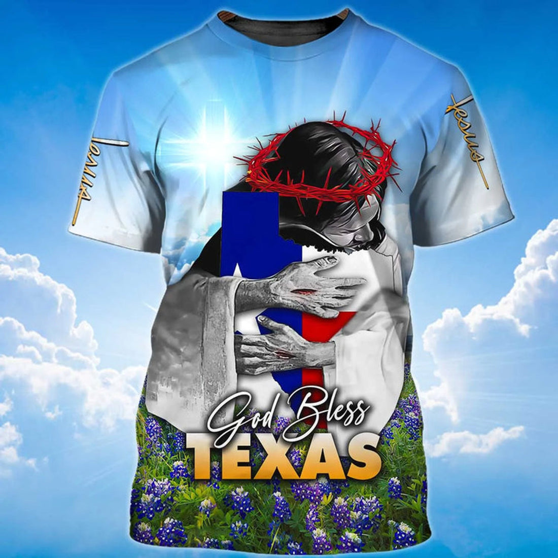 God Bless Texas Shirt Texan Pride T-Shirt Men Women