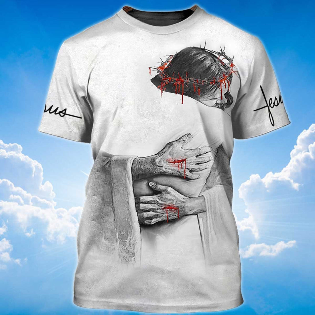 FUNSTUFFPRINT Way Maker Miracle Worker Promise Keeper Light In The Darkness 3D T-shirt