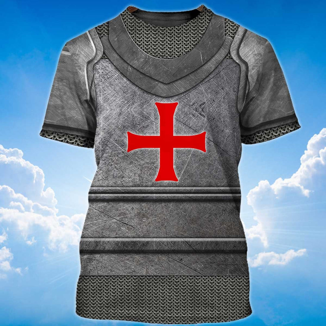 FUNSTUFFPRINT Knight Templar I Will Do Horrible Things 3D T-shirt