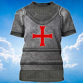 FUNSTUFFPRINT Knight Templar I Will Do Horrible Things 3D T-shirt