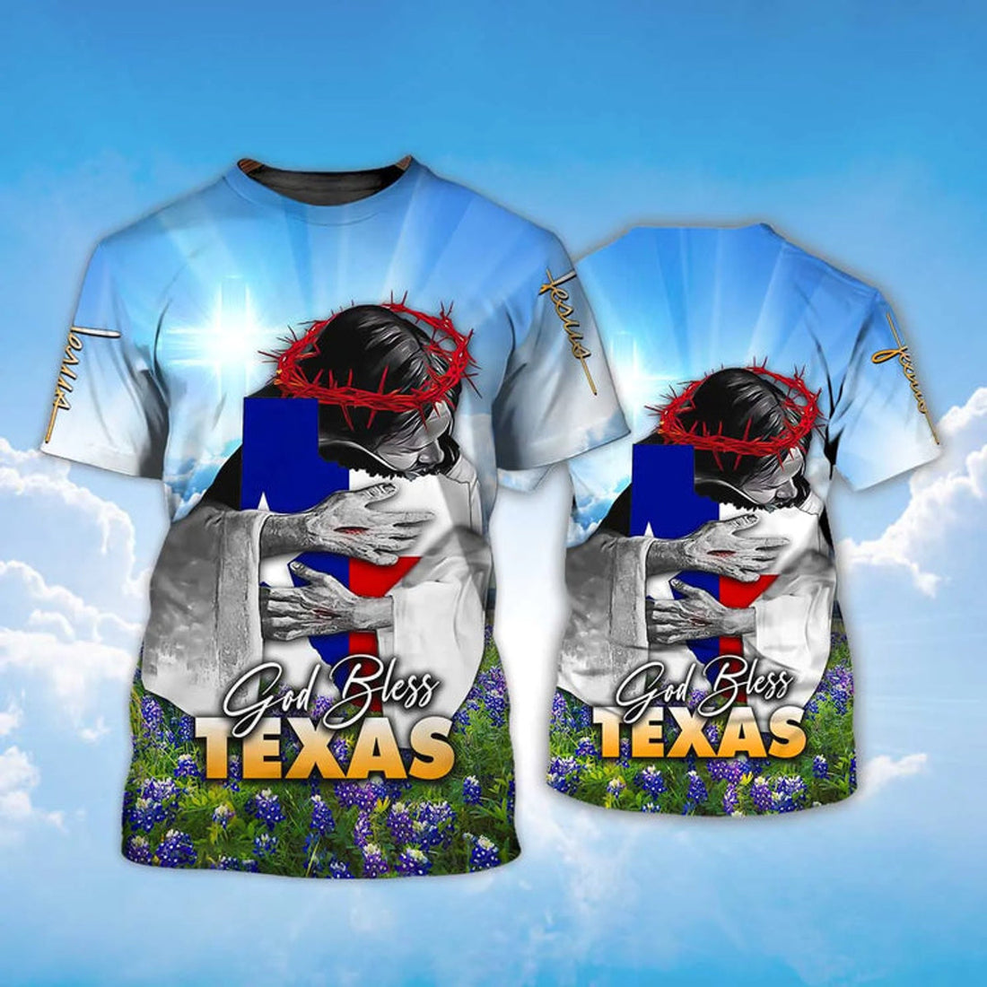 God Bless Texas Shirt Texan Pride T-Shirt Men Women