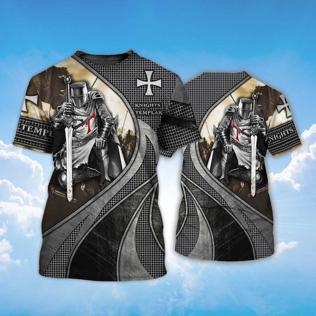 Knight Templar Man Of God Warrior Of Christ T-Shirt