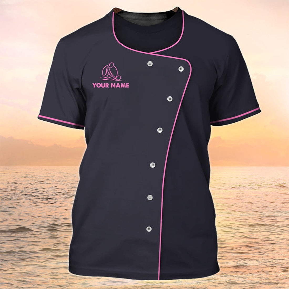 FUNSTUFFPRINT Custom Massage Uniform Tad Relax I'M A Massage Therapist 3D T-shirt