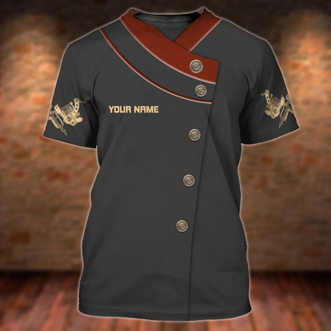 FUNSTUFFPRINT Custom Tattoo T-Shirt For Him, Unisex Shirt For Tattoo Lover, Tattoo Artist Gifts 3D T-shirt