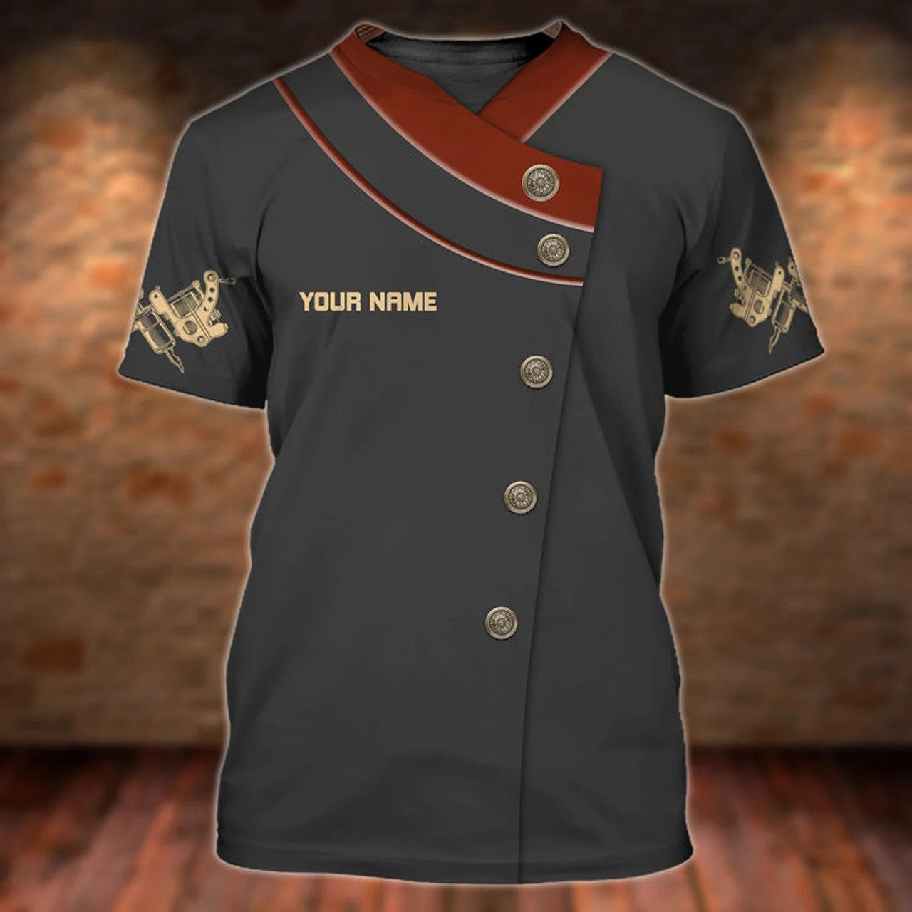 FUNSTUFFPRINT Custom Tattoo T-Shirt For Him, Unisex Shirt For Tattoo Lover, Tattoo Artist Gifts 3D T-shirt