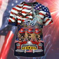 FUNSTUFFPRINT German Shepherd American - Independence Day Is Coming 3D All Over Print T-Shirt - 4Th Of July 3D T-shirt