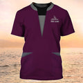 FUNSTUFFPRINT Custom Massage Shirt I'm A Massage Therapist T-Shirt Massage Uniform Tad 3D T-shirt