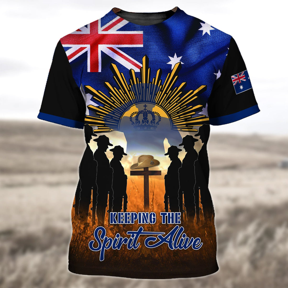FUNSTUFFPRINT Keeping The Spirit Alive 3D T-shirt