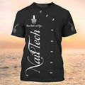 FUNSTUFFPRINT Black Nail Technician Shirts Tad Love Nails And Spa 3D T-Shirt Manicurist Gift 3D T-shirt