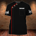FUNSTUFFPRINT Tattoo Artist Shop Personalized Name 3D T-Shirt Gift For Tatoo Artist [Non workwear] 3D T-shirt