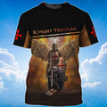 FUNSTUFFPRINT Knight Templar T-Shirt Wings Of Knight Templar Shirt 3D T-shirt