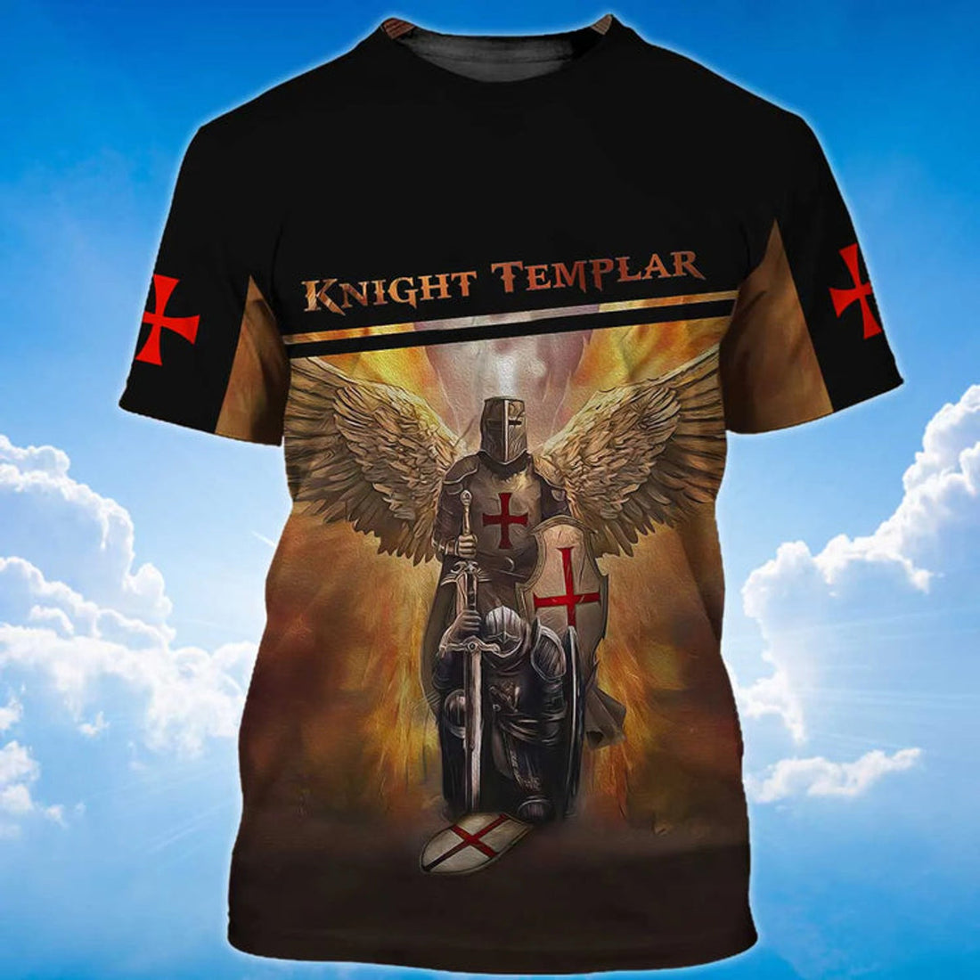 Knight Templar T-Shirt Wings Of Knight Templar Shirt