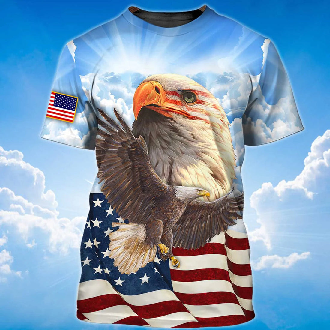 American Eagle T-Shirt, Eagle Lover 3D T-Shirt