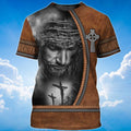 FUNSTUFFPRINT Jesus Faith Cross T-Shirt God Jesus Rose Women Tee Shirt 3D T-shirt