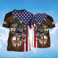 One Nation Under God T-Shirt God Jesus Shirt Patriotic Eagle Usa Flag Pattern Shirts Patriotic Gifts