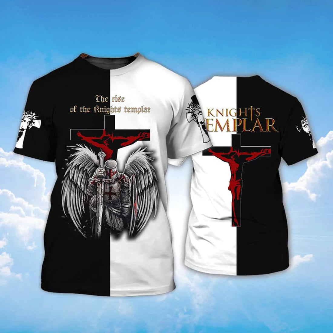 Knight Templar Shirt Religious Unisex T-Shirt Men Women