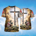 Knight Templar T-Shirt Kneel Before Jesus Shirt Men Women
