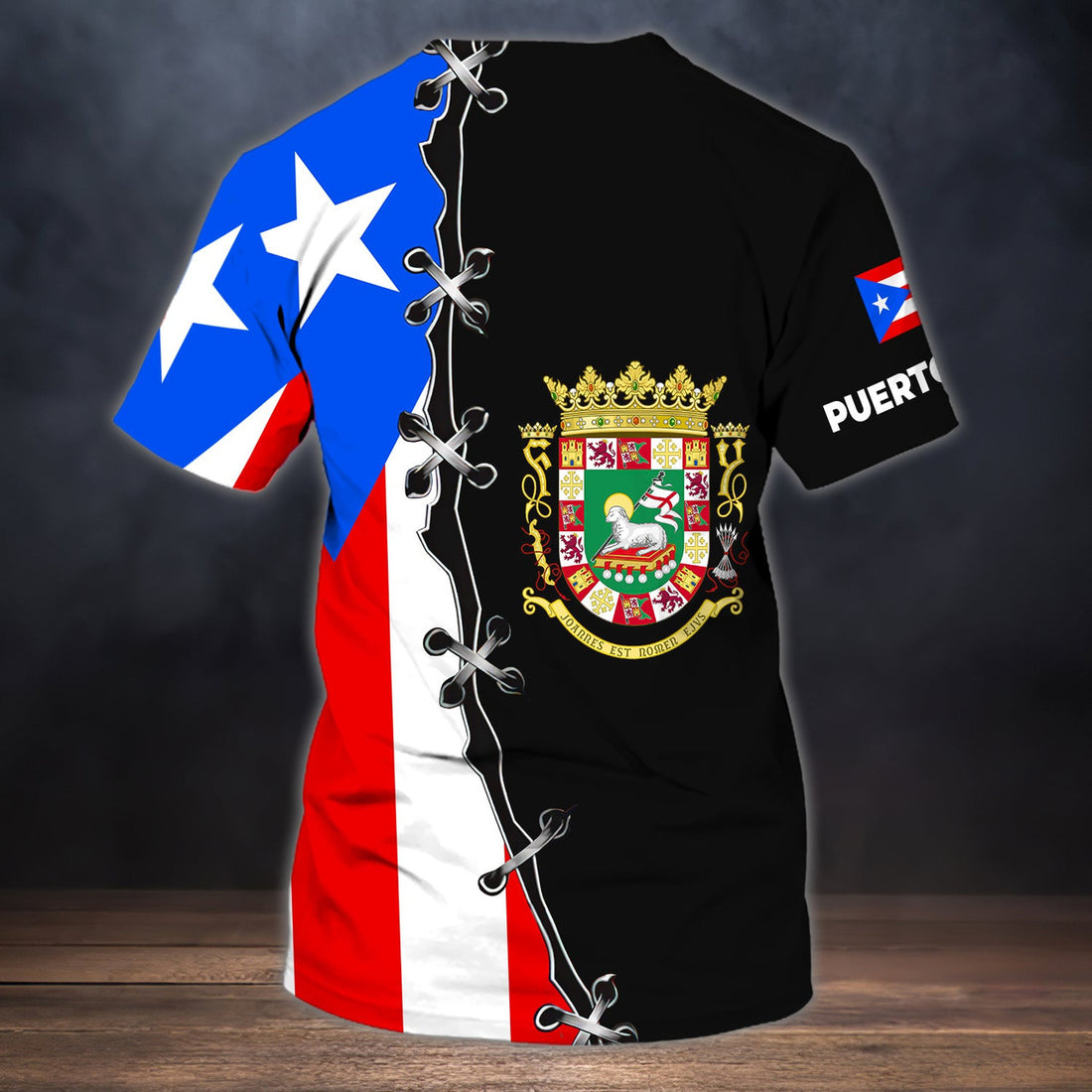 FUNSTUFFPRINT PUERTO RICO - Personalized Name 3D T-Shirt