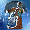 FUNSTUFFPRINT Custom Tee 3D Guitar Shirt For Man And Woman, Guitar Lovers Gifts, Guitar 3D Shirt 3D T-shirt