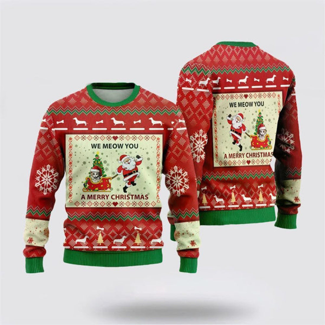 FUNSTUFFPRINT Turkish Vans Ugly Christmas Sweater For Men And Women, Best Gift For Christmas, Christmas Fashion Winter Ugly  Sweater