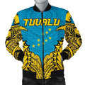 FUNSTUFFPRINT Tuvalu Premium Men's 3D Bomber Jacket
