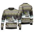 FUNSTUFFPRINT US Army M1A2 SEP Tank Christmas Sweater 3D, Christmas Gift For Military Personnel Ugly  Sweater