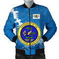 FUNSTUFFPRINT US Virgin Islands Christmas Coat Of Arms Men Bomber Jacket Style 3D Bomber Jacket
