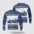 FUNSTUFFPRINT US Air Force Hanoi Taxi (Lockheed C-141 Starlifter) Christmas Sweater 3D – Christmas Gift For Military Personnel Ugly  Sweater