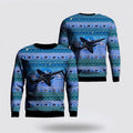 FUNSTUFFPRINT US Air Force U-2 Dragon Lady Christmas AOP Sweater – Christmas Gift For Military Personnel Ugly  Sweater