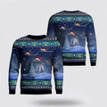 FUNSTUFFPRINT US Air Force (USAF) Sikorsky HH-60G Pave Hawk Christmas AOP Sweater – Christmas Gift For Military Personnel Ugly  Sweater
