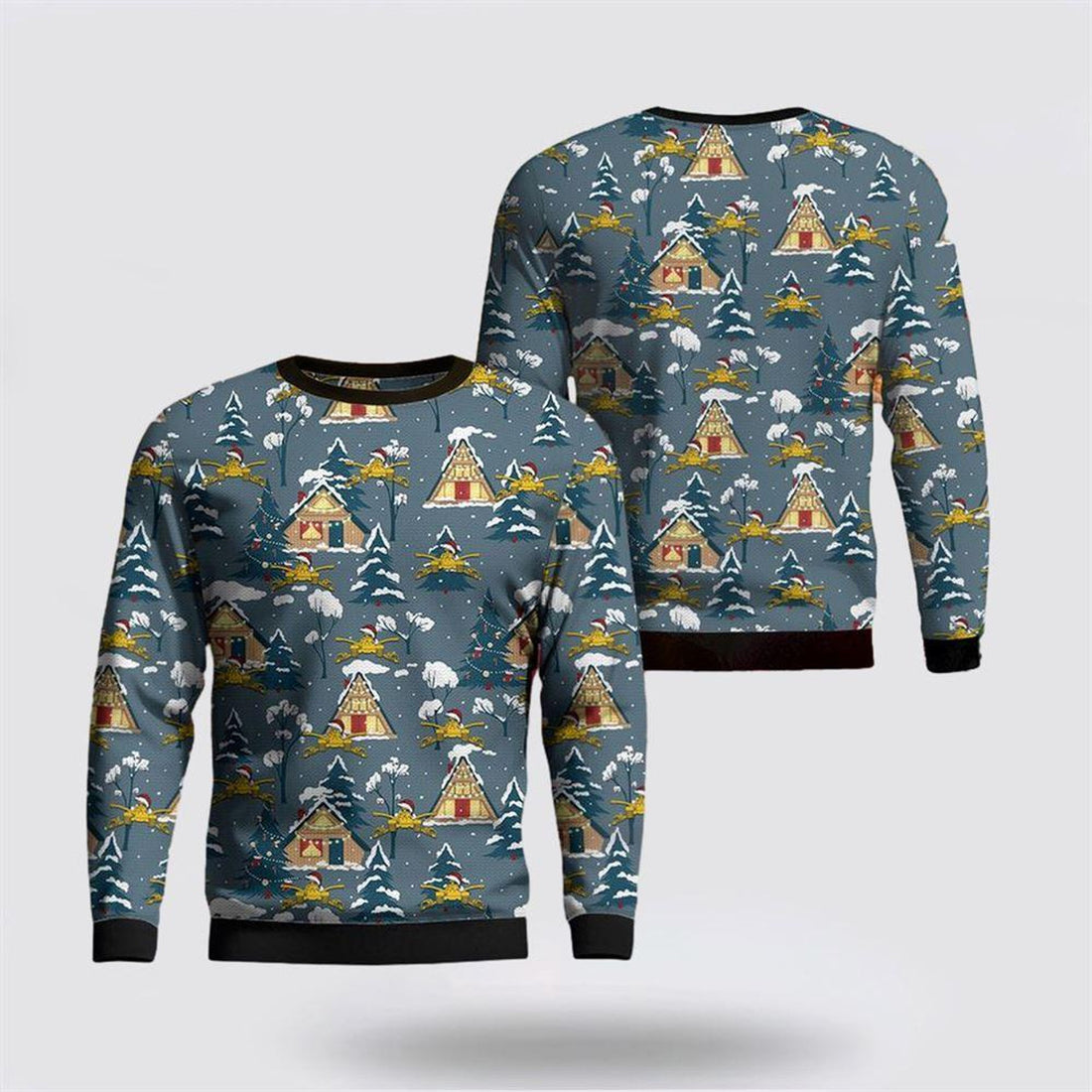 FUNSTUFFPRINT US Army Armor Branch Christmas Sweater 3D, Christmas Gift For Military Personnel Ugly  Sweater
