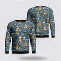 FUNSTUFFPRINT US Army Armor Branch Christmas Sweater 3D, Christmas Gift For Military Personnel Ugly  Sweater