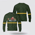 FUNSTUFFPRINT US Army M1 Abrams Christmas Sweater 3D, Christmas Gift For Military Personnel Ugly  Sweater