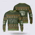 FUNSTUFFPRINT US Army Paratroopers With The 82nd Airborne Division Parachute Christmas Ugly Sweater 3D, Christmas Gift For Military Personnel Ugly Sweater