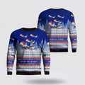 FUNSTUFFPRINT US Navy Boeing P-8 Poseidon Christmas Sweater 3D – Unique Christmas Sweater Gift For Military Personnel Ugly  Sweater