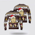 FUNSTUFFPRINT US Navy Security Forces NSF Badge Christmas AOP Sweater – Unique Christmas Sweater Gift For Military Personnel Ugly  Sweater
