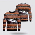 FUNSTUFFPRINT US Navy USS Tucson Christmas AOP Sweater – Unique Christmas Sweater Gift For Military Personnel Ugly  Sweater