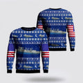 FUNSTUFFPRINT US Navy fleet oiler USS Platte 3D Sweater – Unique Christmas Sweater Gift For Military Personnel Ugly  Sweater
