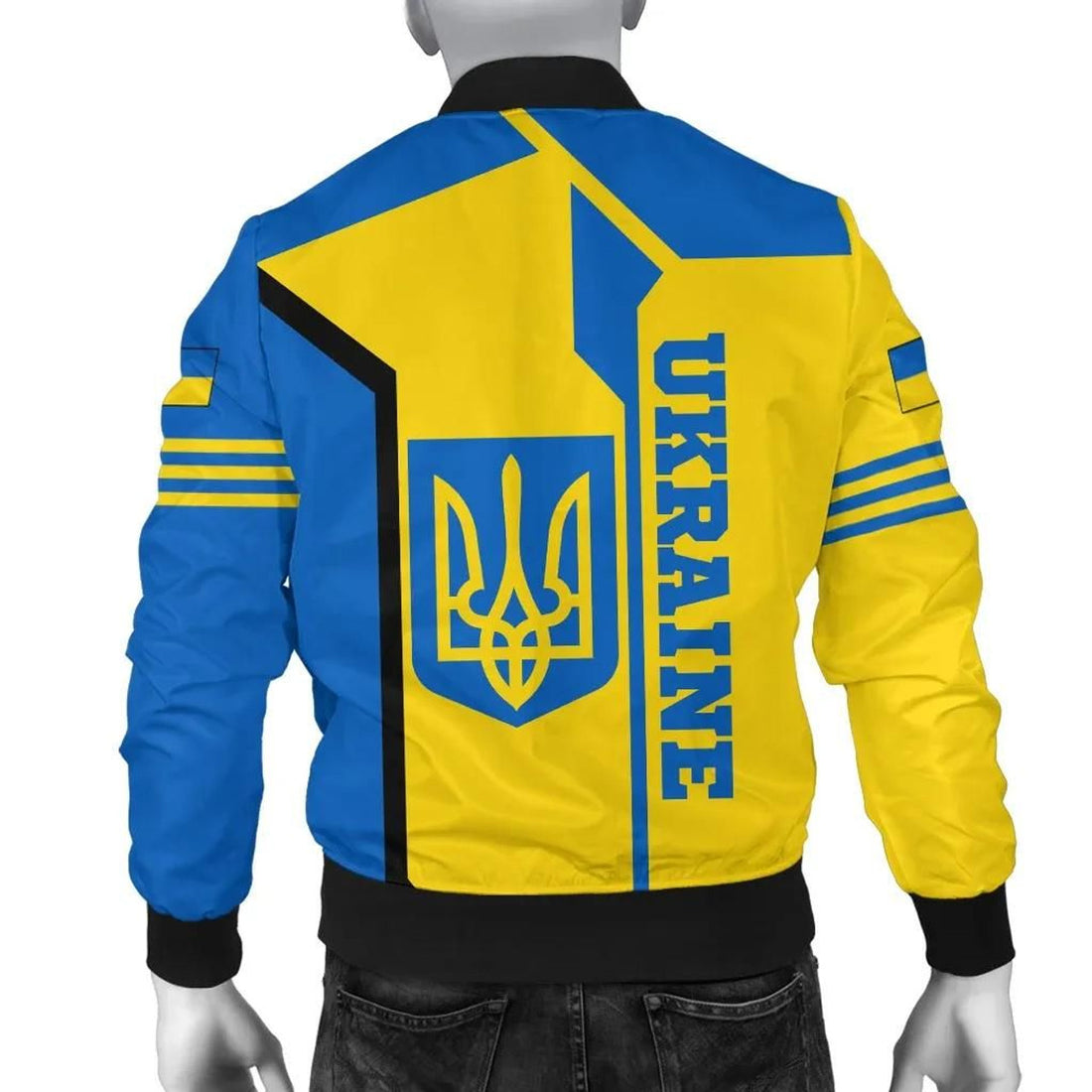FUNSTUFFPRINT Ukraine Bomber Jacket New Platform 3D Bomber Jacket